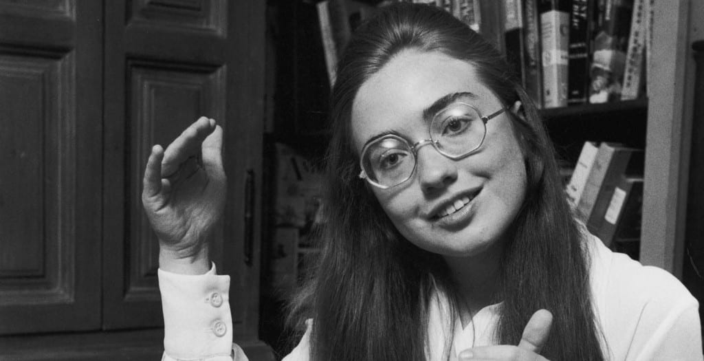Sinh viên luật Hillary Rodham (Nguồn ảnh: pictures.ozy.com)