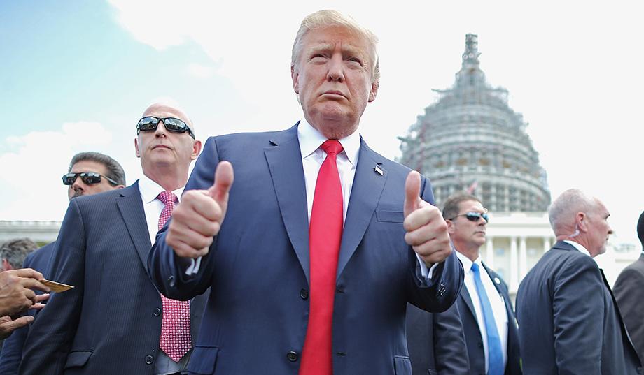 Donald Trump đang đứng trước một cơ hội ng&agrave;n v&agrave;ng. Ảnh: Chip Somodevilla/Getty