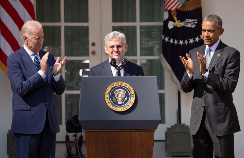 &Ocirc;ng Garland được Tổng thống Obama đề cử l&agrave;m thẩm ph&aacute;n Tối cao Ph&aacute;p viện sau khi thẩm ph&aacute;n Scalia qua đời hồi th&aacute;ng 2 vừa qua. Ảnh: White House