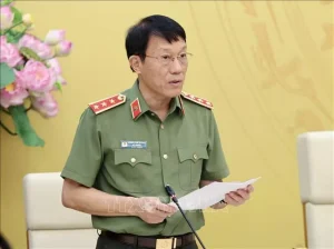 Bộ trưởng Công an Lương Tam Quang. Ảnh: Báo điện tử Chính phủ.