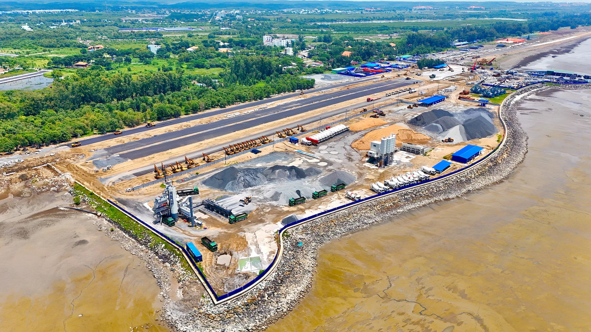 Công trình Vinhomes Cần Giờ lấn biển ở TP. HCM. Nguồn ảnh: Minh Tú/VietnamFinance.