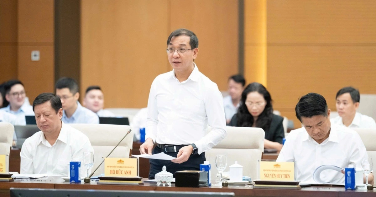 Phó Viện trưởng VKSND Tối cao Hồ Đức Anh. Nguồn ảnh: Media Quốc hội.